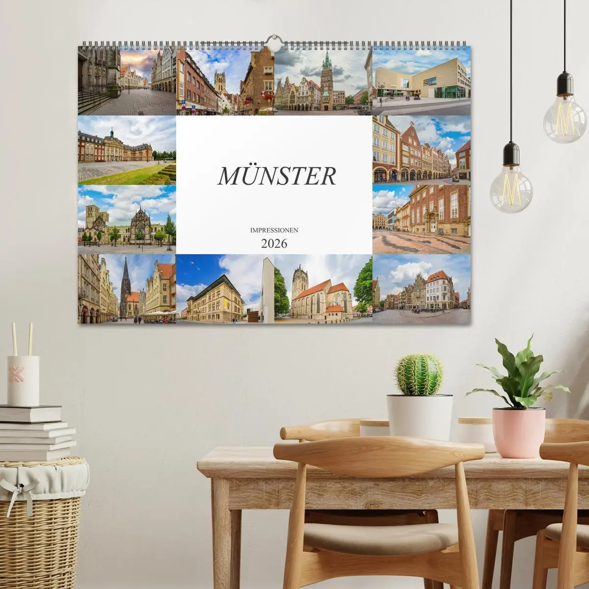 Bild: 9783457782040 | Münster Impressionen (Wandkalender 2026 DIN A2 quer), CALVENDO...