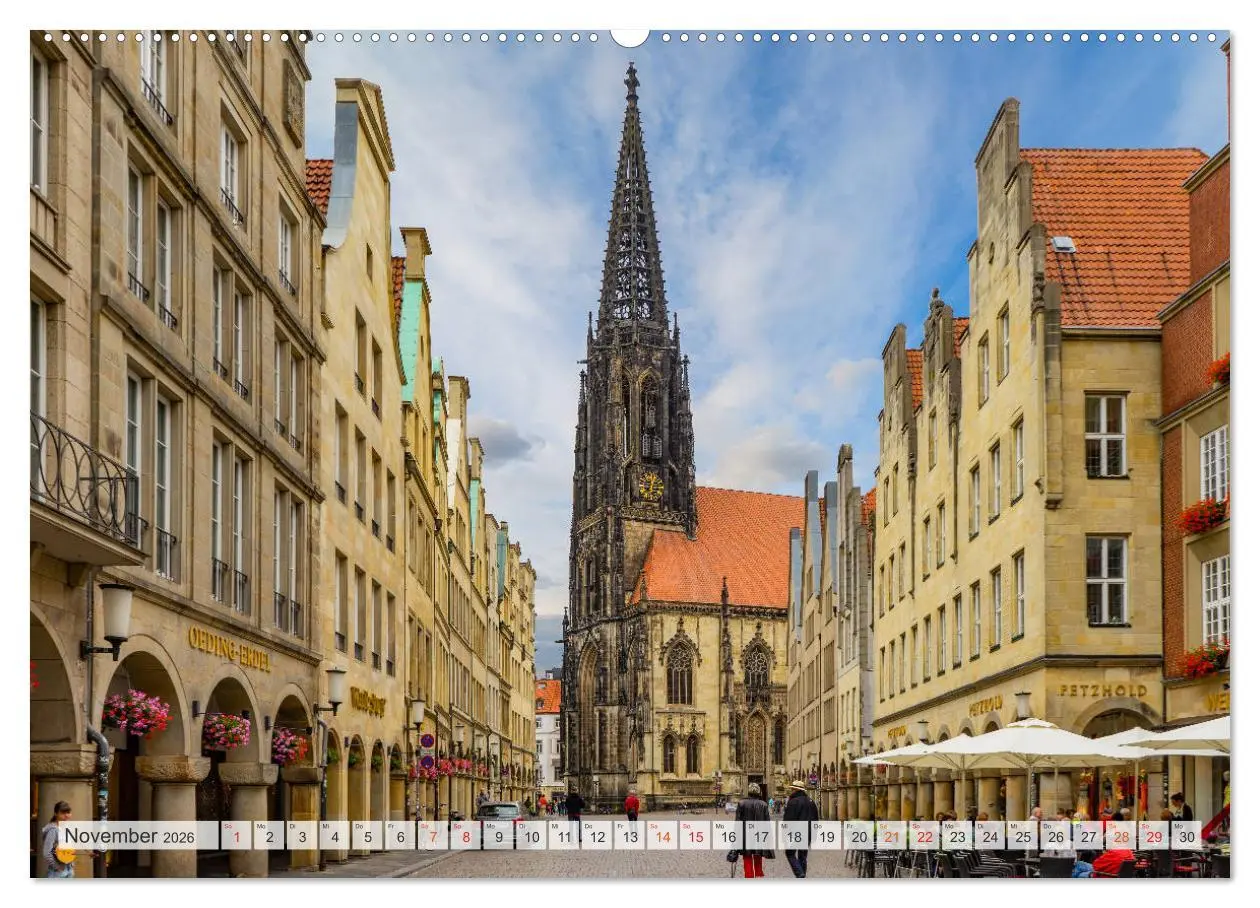 Bild: 9783457782040 | Münster Impressionen (Wandkalender 2026 DIN A2 quer), CALVENDO...