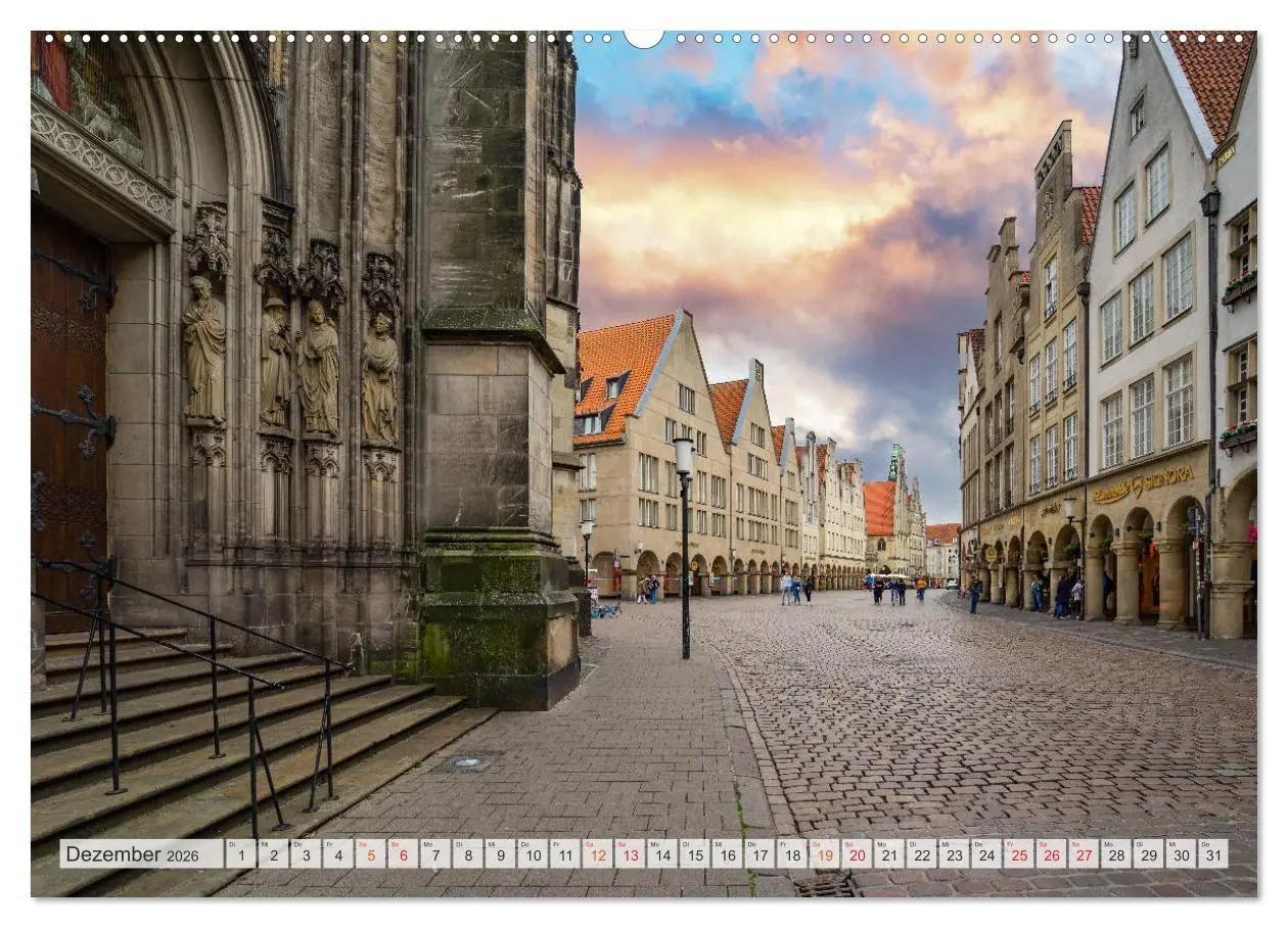 Bild: 9783457782040 | Münster Impressionen (Wandkalender 2026 DIN A2 quer), CALVENDO...