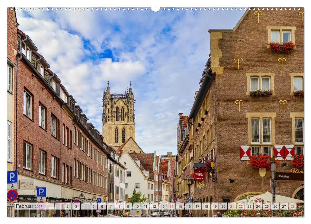 Bild: 9783457782040 | Münster Impressionen (Wandkalender 2026 DIN A2 quer), CALVENDO...