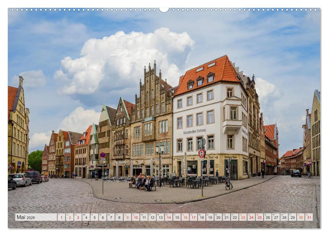 Bild: 9783457782040 | Münster Impressionen (Wandkalender 2026 DIN A2 quer), CALVENDO...