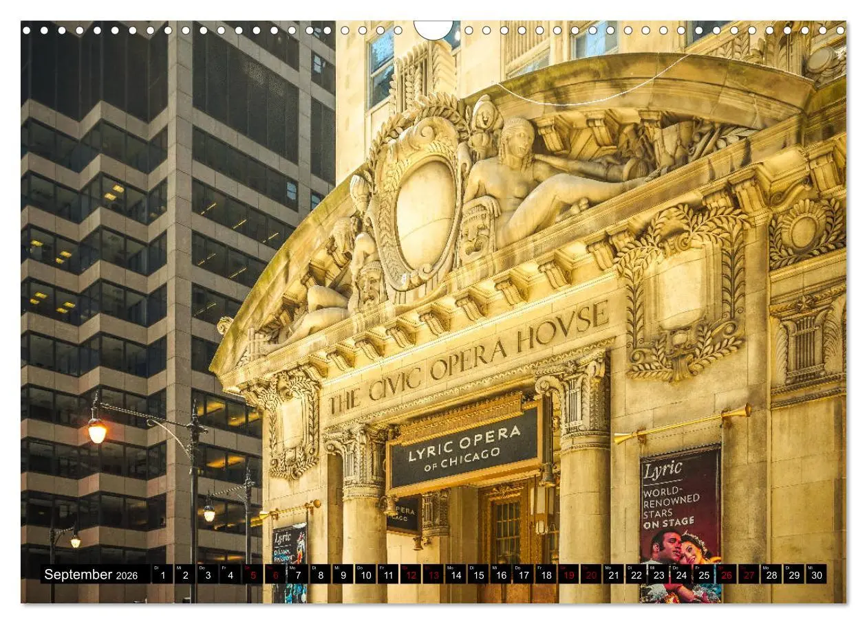 Bild: 9783457852040 | Chicago Impressionen (Wandkalender 2026 DIN A3 quer), CALVENDO...