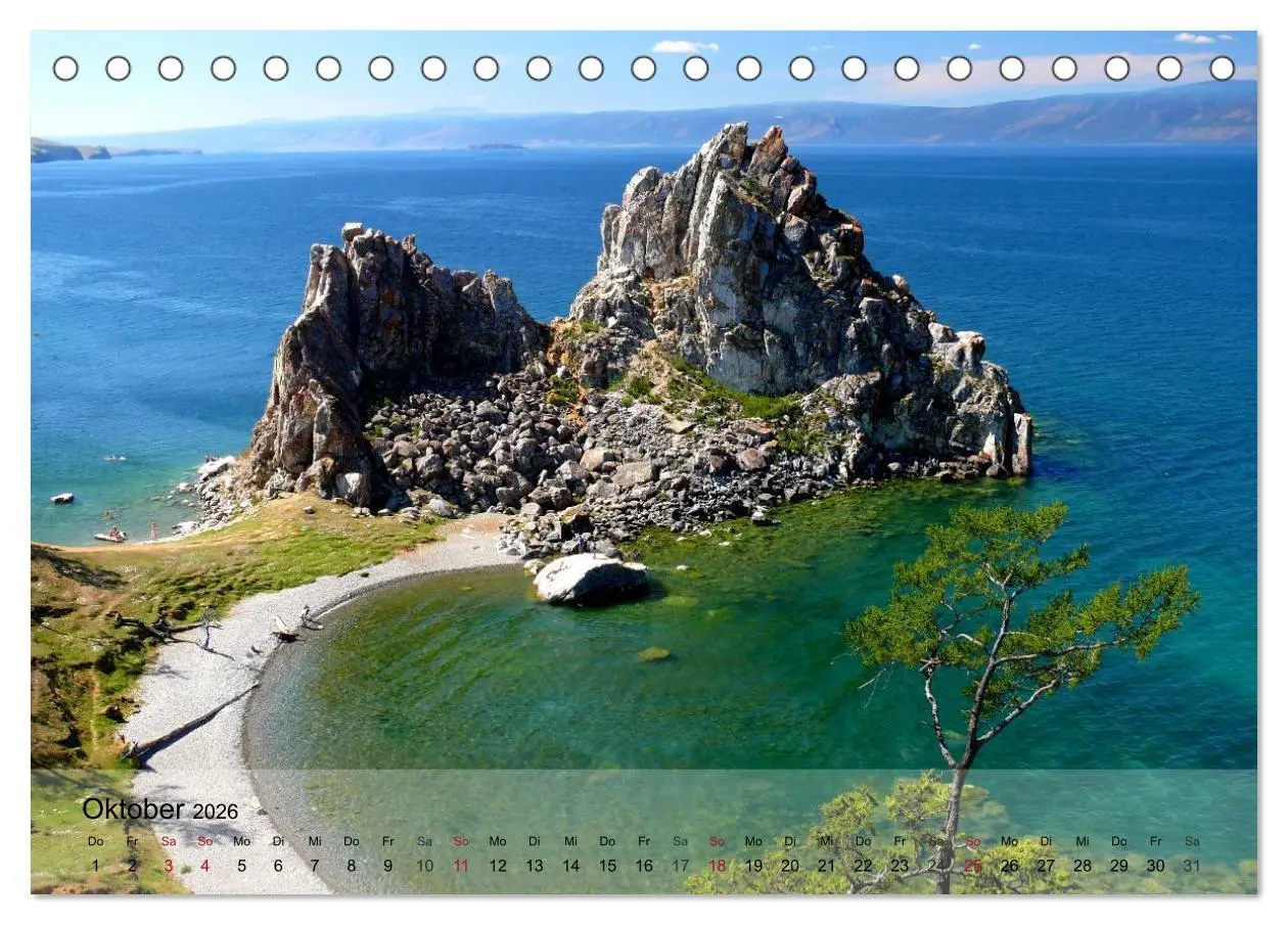 Bild: 9783516182040 | Olchon - Insel im Baikalsee (Tischkalender 2026 DIN A5 quer),...