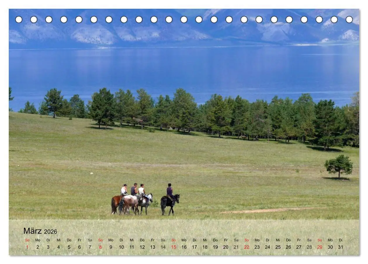 Bild: 9783516182040 | Olchon - Insel im Baikalsee (Tischkalender 2026 DIN A5 quer),...