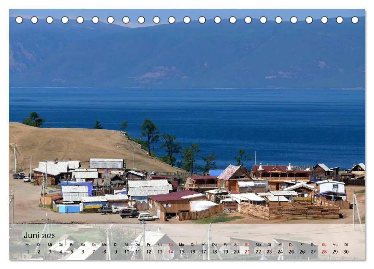 Bild: 9783516182040 | Olchon - Insel im Baikalsee (Tischkalender 2026 DIN A5 quer),...