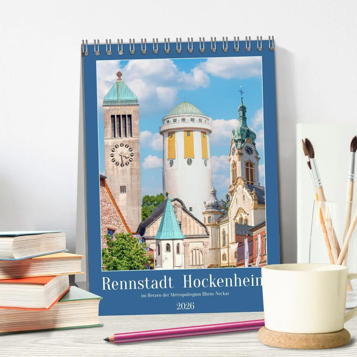 Bild: 9783516252040 | Rennstadt Hockenheim (Tischkalender 2026 DIN A5 hoch), CALVENDO...