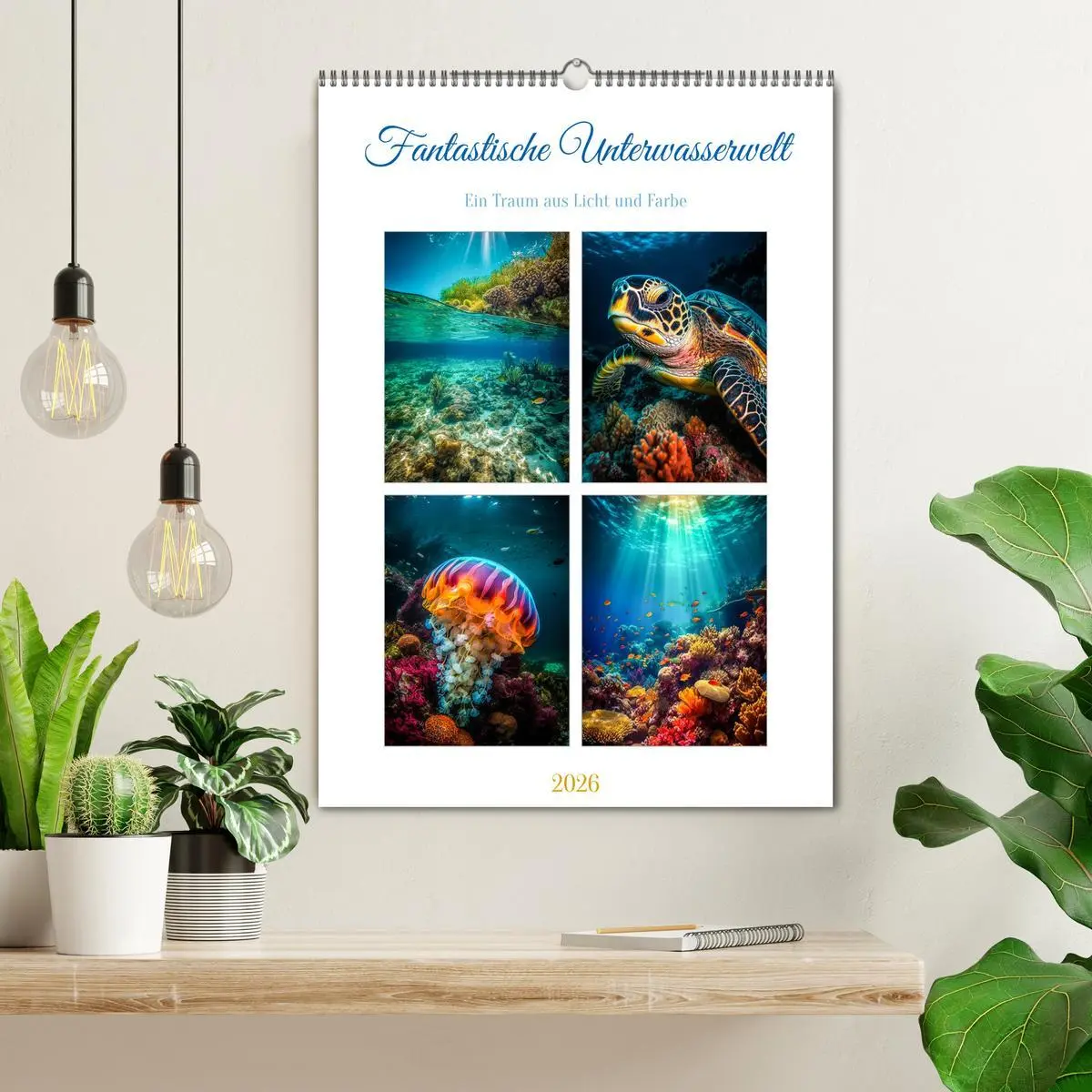Bild: 9783516322040 | Fantastische Unterwasserwelt (Wandkalender 2026 DIN A2 hoch),...