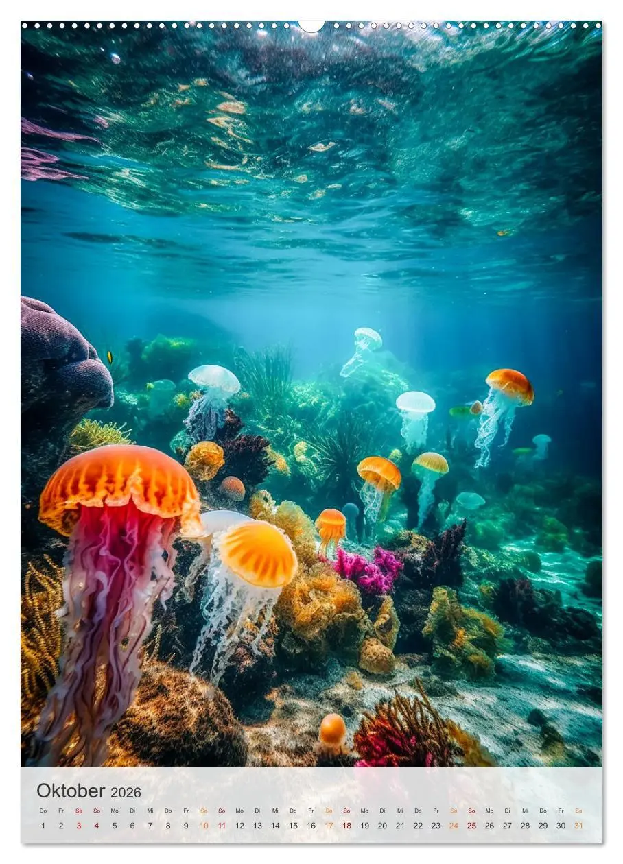 Bild: 9783516322040 | Fantastische Unterwasserwelt (Wandkalender 2026 DIN A2 hoch),...
