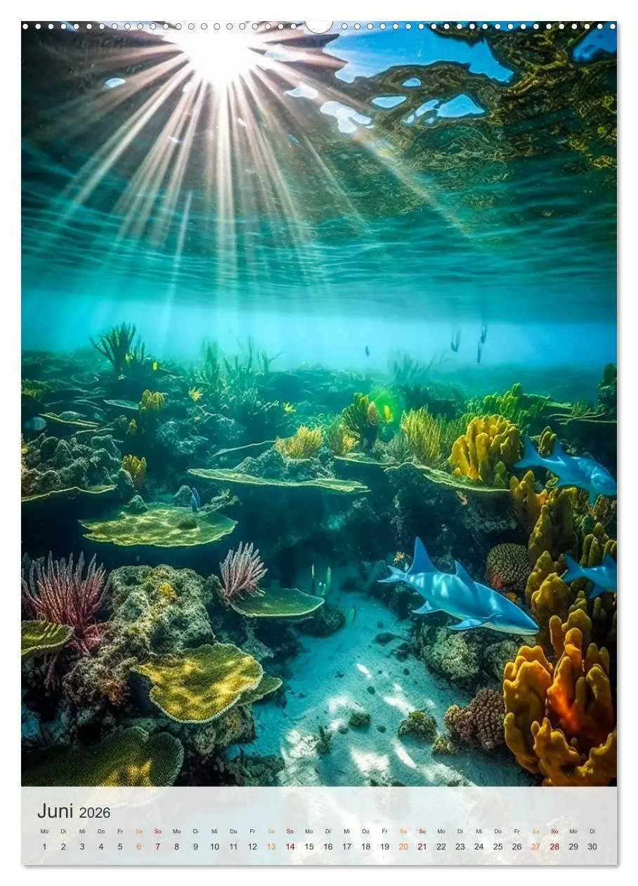Bild: 9783516322040 | Fantastische Unterwasserwelt (Wandkalender 2026 DIN A2 hoch),...