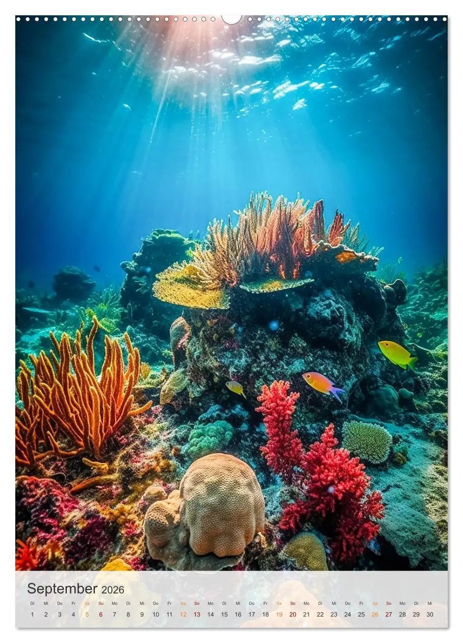 Bild: 9783516322040 | Fantastische Unterwasserwelt (Wandkalender 2026 DIN A2 hoch),...