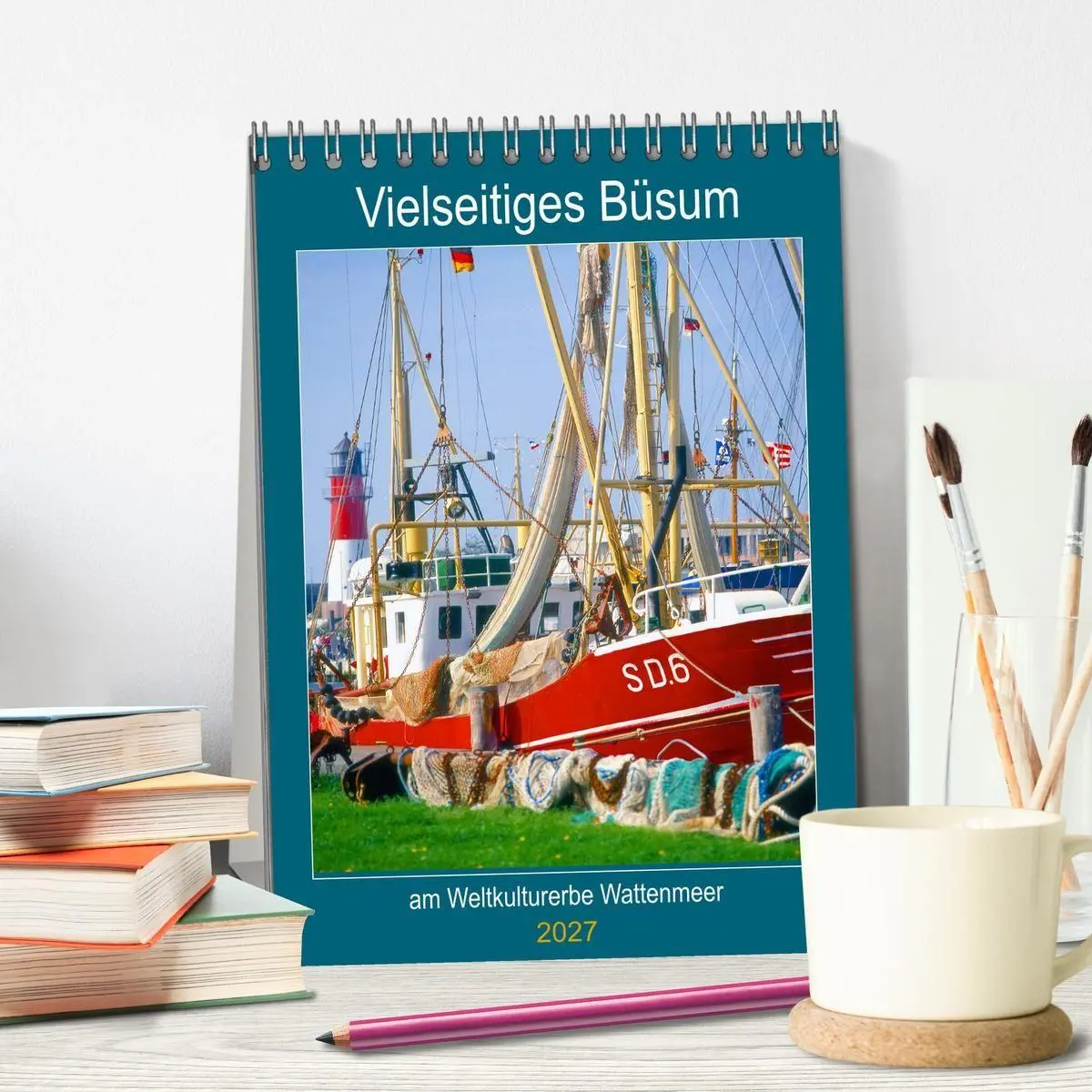 Bild: 9783569722040 | Vielseitiges Büsum (Tischkalender 2027 DIN A5 hoch), CALVENDO...