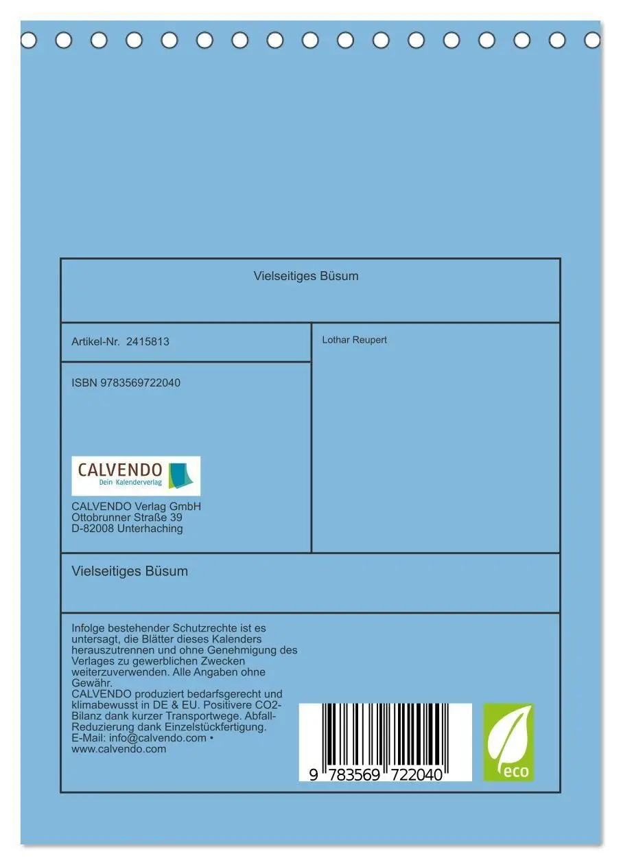 Bild: 9783569722040 | Vielseitiges Büsum (Tischkalender 2027 DIN A5 hoch), CALVENDO...