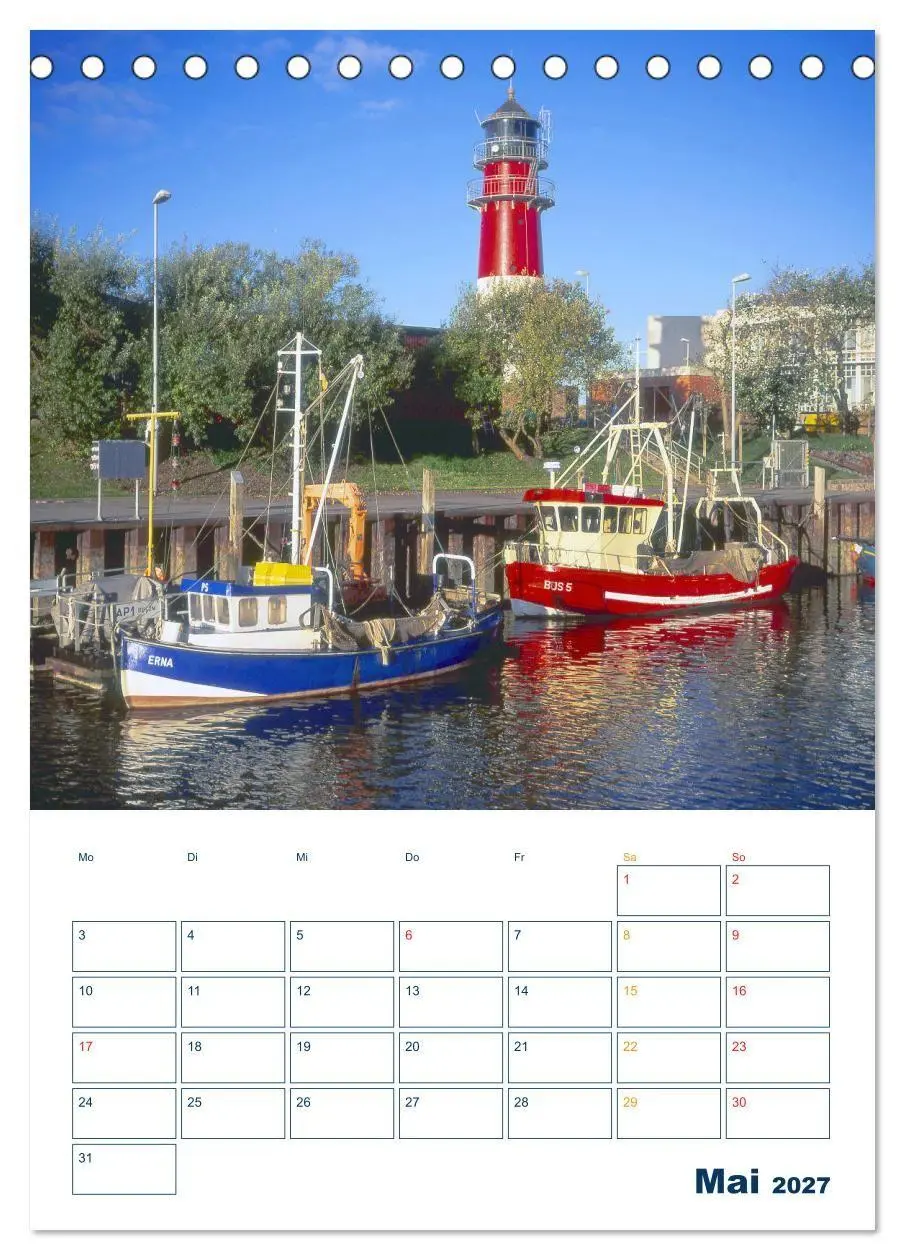 Bild: 9783569722040 | Vielseitiges Büsum (Tischkalender 2027 DIN A5 hoch), CALVENDO...