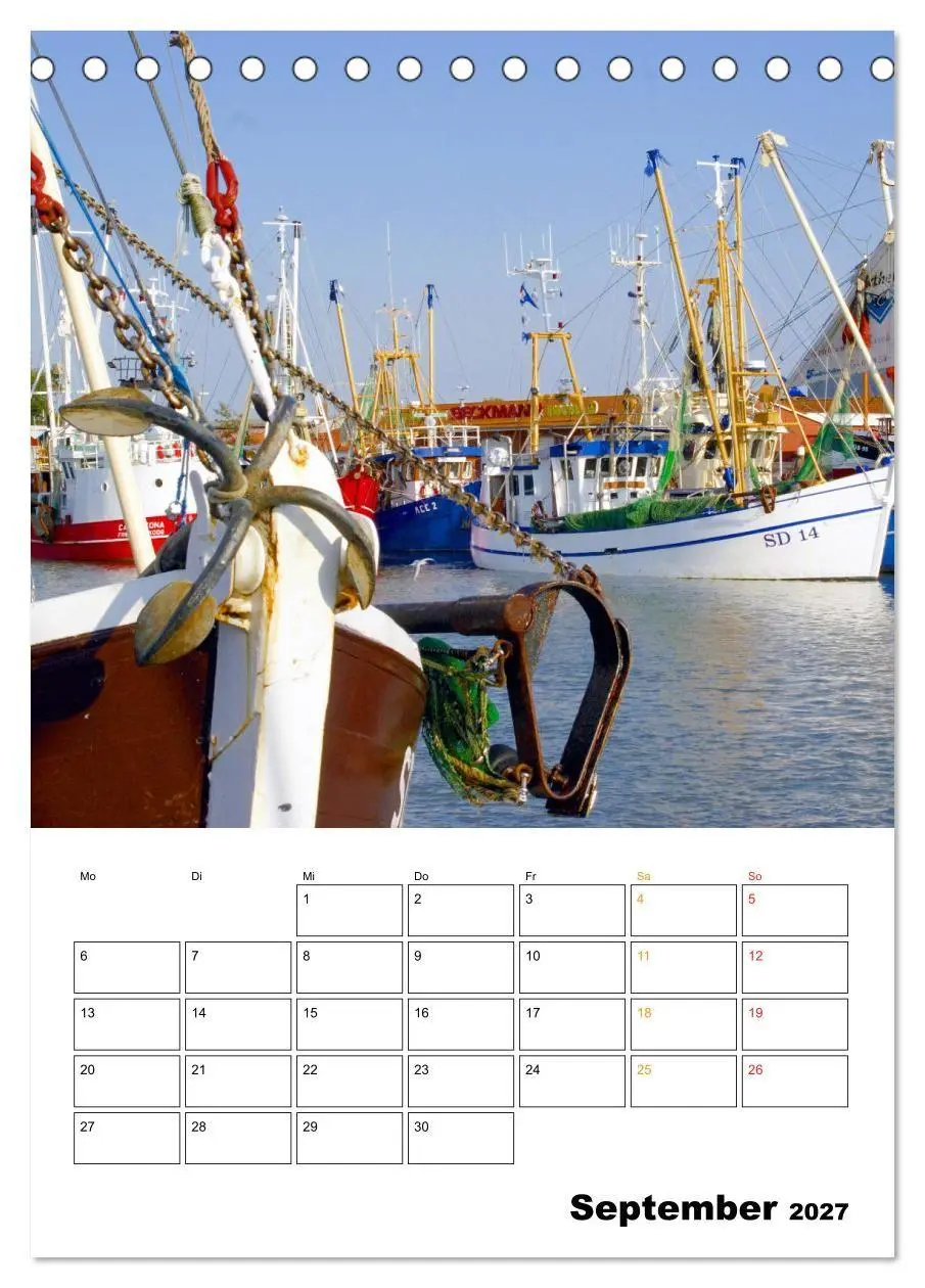Bild: 9783569722040 | Vielseitiges Büsum (Tischkalender 2027 DIN A5 hoch), CALVENDO...
