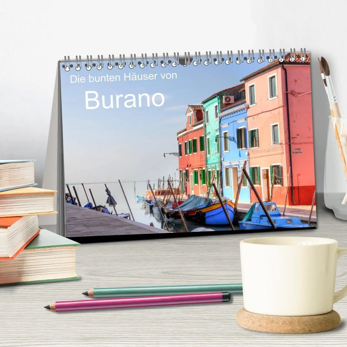 Bild: 9783594232040 | Die bunten Häuser von Burano (Tischkalender 2027 DIN A5 quer),...