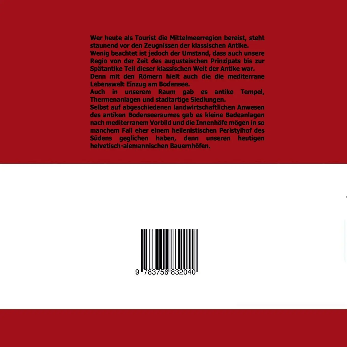 Rückseite: 9783756832040 | Der Bodenseeraum in der Antike | Eric Breuer | Taschenbuch | Paperback