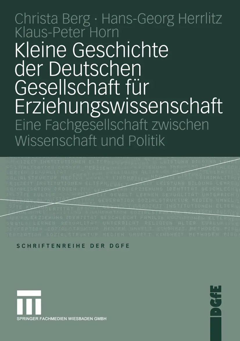 Cover: 9783810042040 | Kleine Geschichte der Deutschen Gesellschaft für...