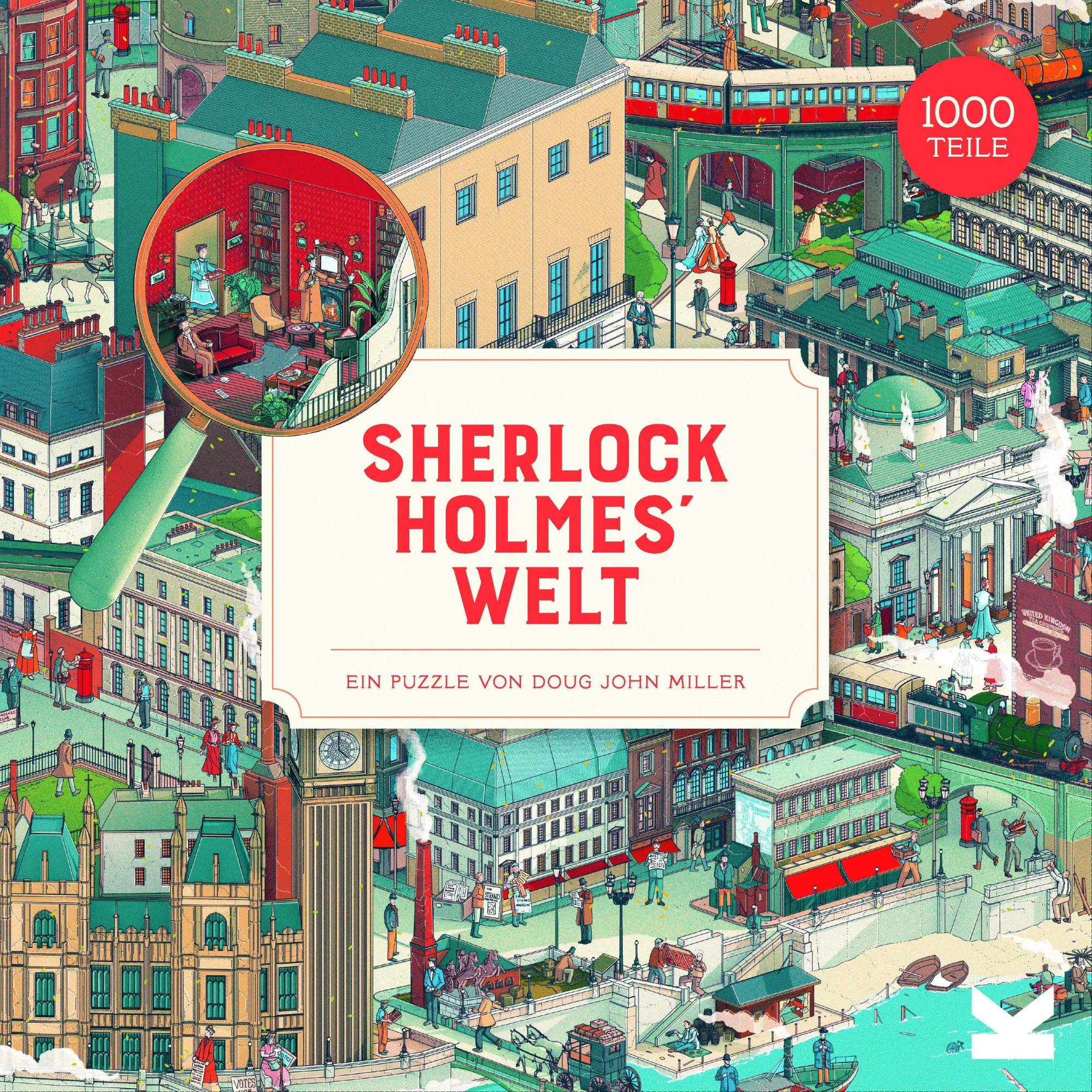 Cover: 9783962442040 | Sherlock Holmes` Welt | Ein 1000-Teile-Puzzle | Nicholas Utechin