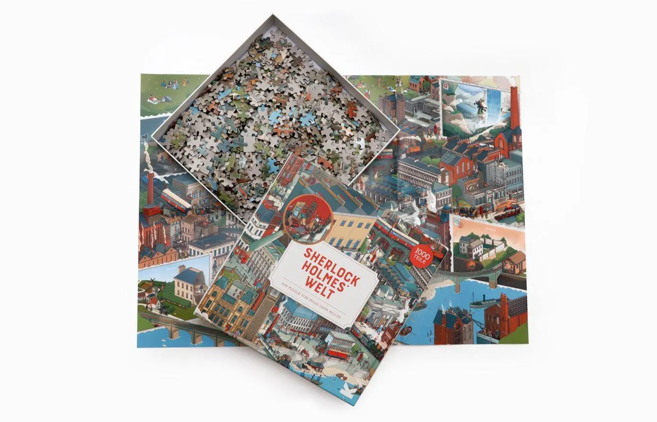 Bild: 9783962442040 | Sherlock Holmes` Welt | Ein 1000-Teile-Puzzle | Nicholas Utechin