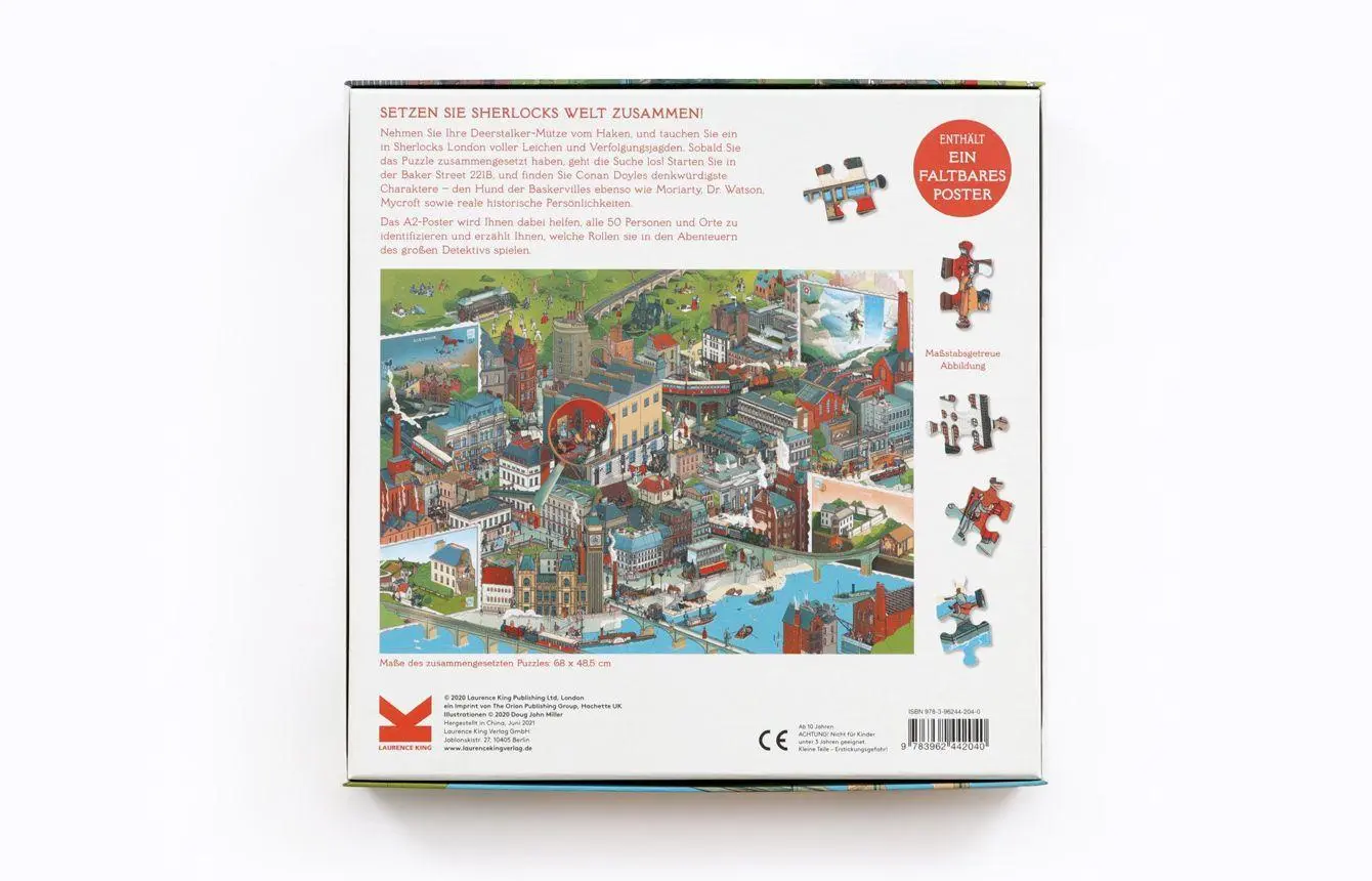 Bild: 9783962442040 | Sherlock Holmes` Welt | Ein 1000-Teile-Puzzle | Nicholas Utechin