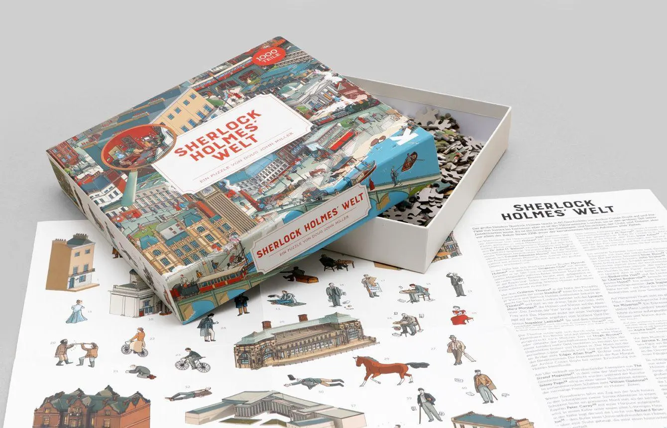 Bild: 9783962442040 | Sherlock Holmes` Welt | Ein Puzzle | Nicholas Utechin | Spiel | 2021