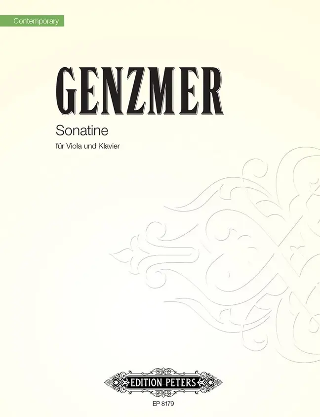 Cover: 9790014062040 | Sonatina for Viola and Piano | Harald Genzmer | Partitur