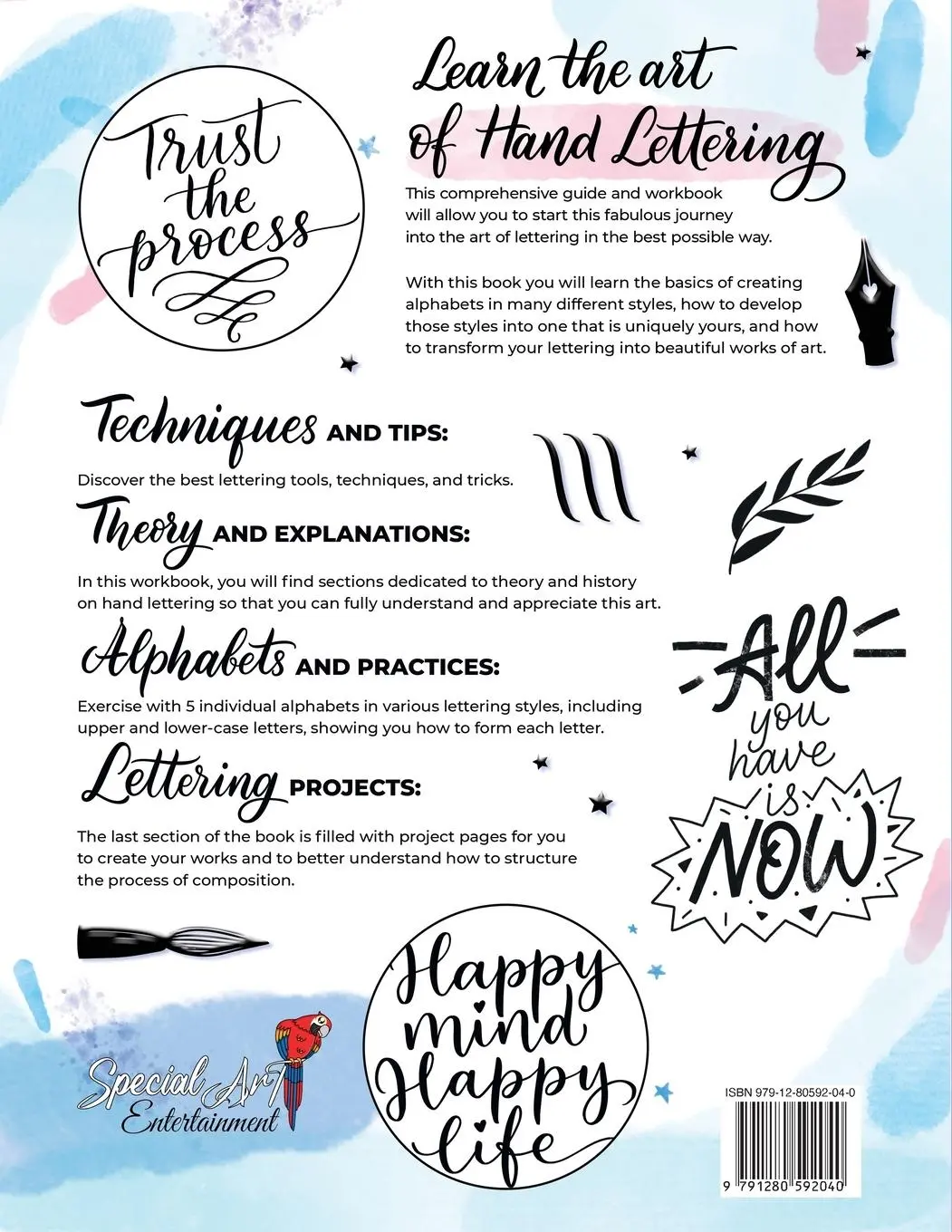 Rückseite: 9791280592040 | The Complete Guide to Modern Calligraphy &amp; Hand Lettering for...