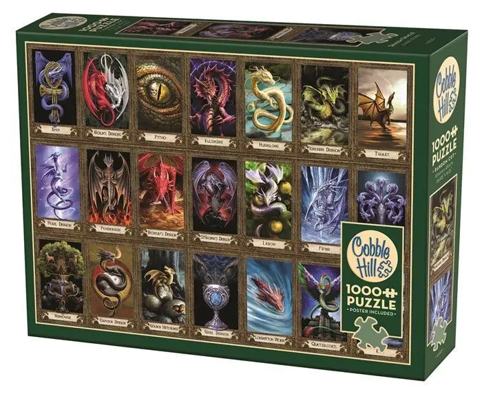 Cover: 6250124032140 | COBBLE HILL PUZZLES - Drachen 1000 Teile | Spiel | Deutsch | 2025