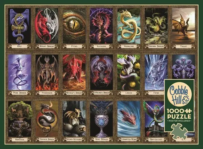 Bild: 6250124032140 | COBBLE HILL PUZZLES - Drachen 1000 Teile | Spiel | Deutsch | 2025