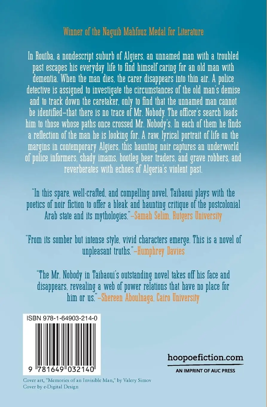 Rückseite: 9781649032140 | The Disappearance of Mr. Nobody | A Novel | Ahmed Taibaoui | Buch