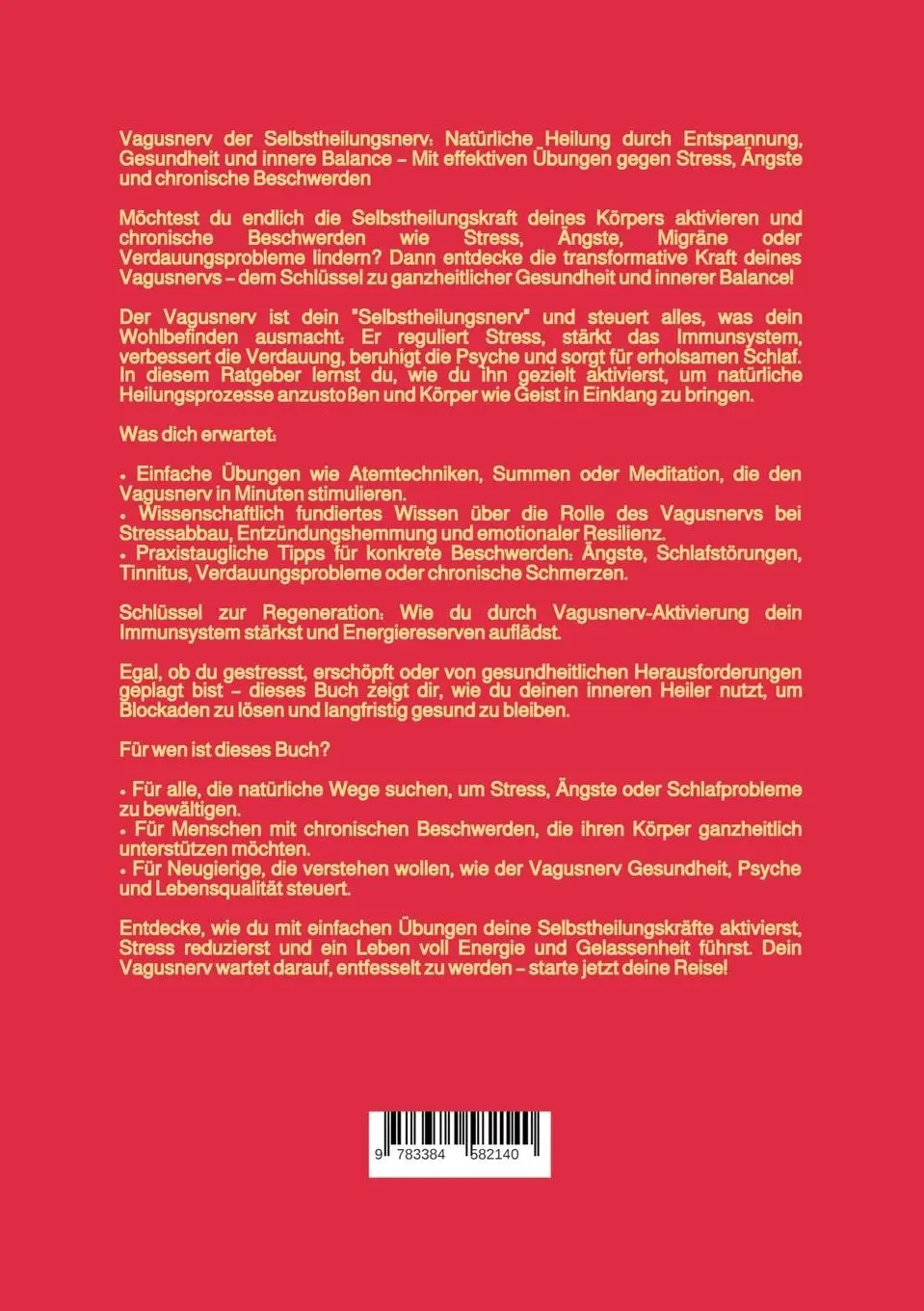 Rückseite: 9783384582140 | Vagusnerv der Selbstheilungsnerv: Natürliche Heilung durch...