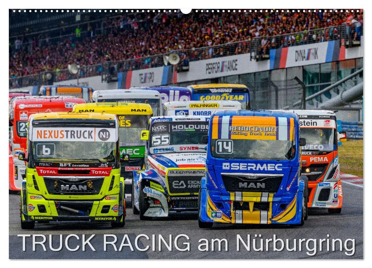 Cover: 9783457842140 | Truck Racing am Nürburgring (Wandkalender 2026 DIN A2 quer),...