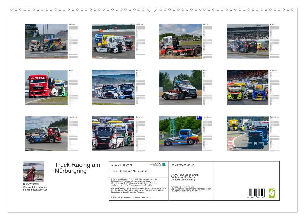 Bild: 9783457842140 | Truck Racing am Nürburgring (Wandkalender 2026 DIN A2 quer),...