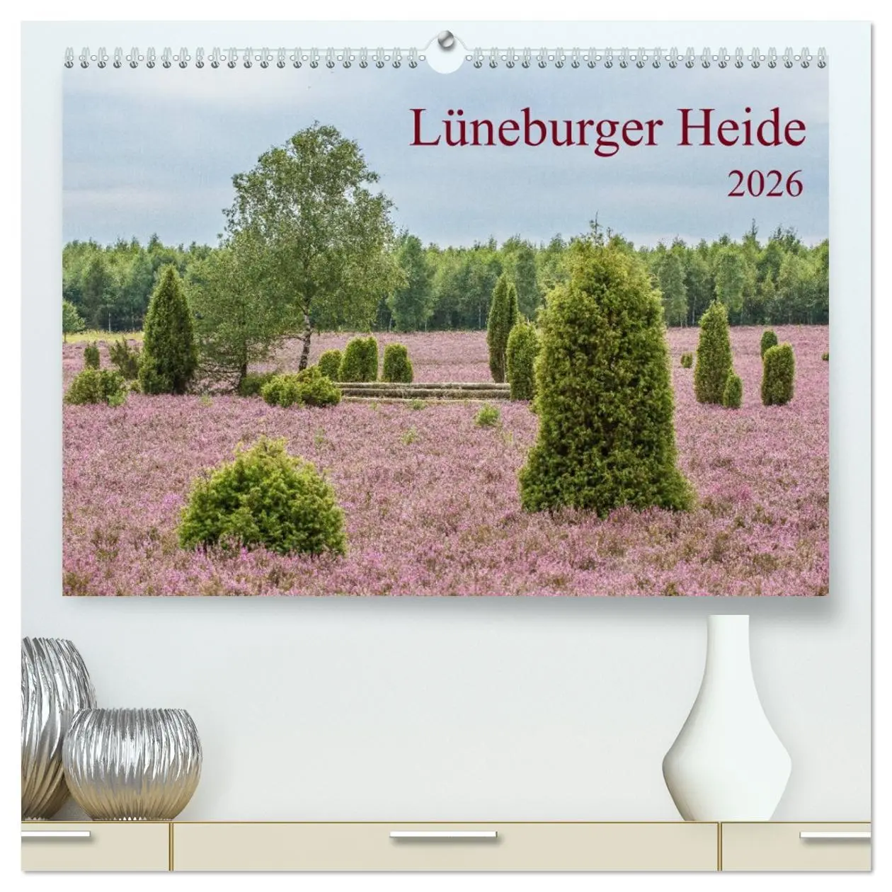 Cover: 9783516172140 | Lüneburger Heide (hochwertiger Premium Wandkalender 2026 DIN A2...