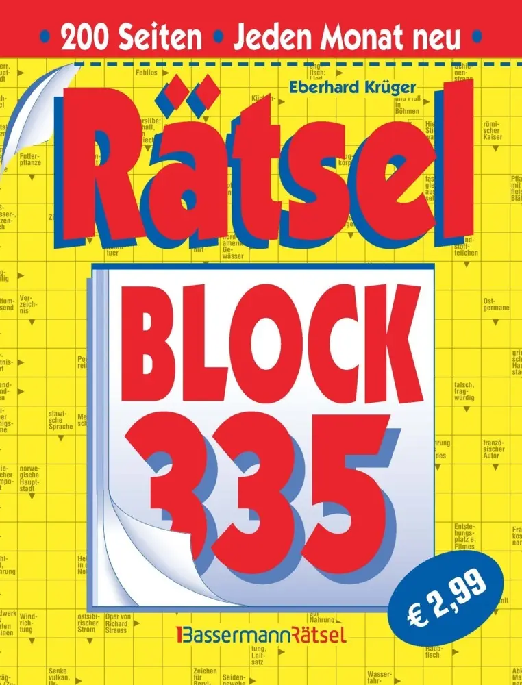 Cover: 9783809452140 | Rätselblock 335 | Eberhard Krüger | Taschenbuch | 200 S. | Deutsch