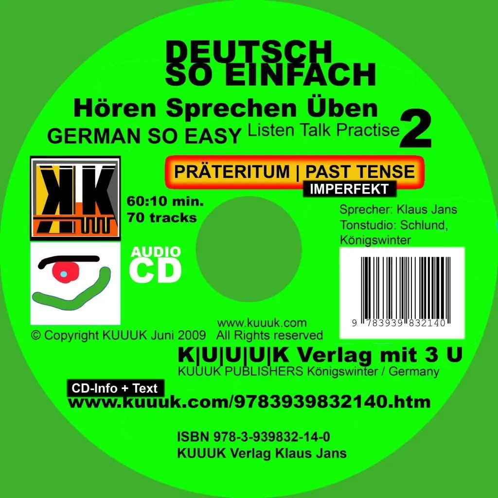 Cover: 9783939832140 | Deutsch So Einfach - Hören Sprechen Üben 2 - German So Easy - Talk...