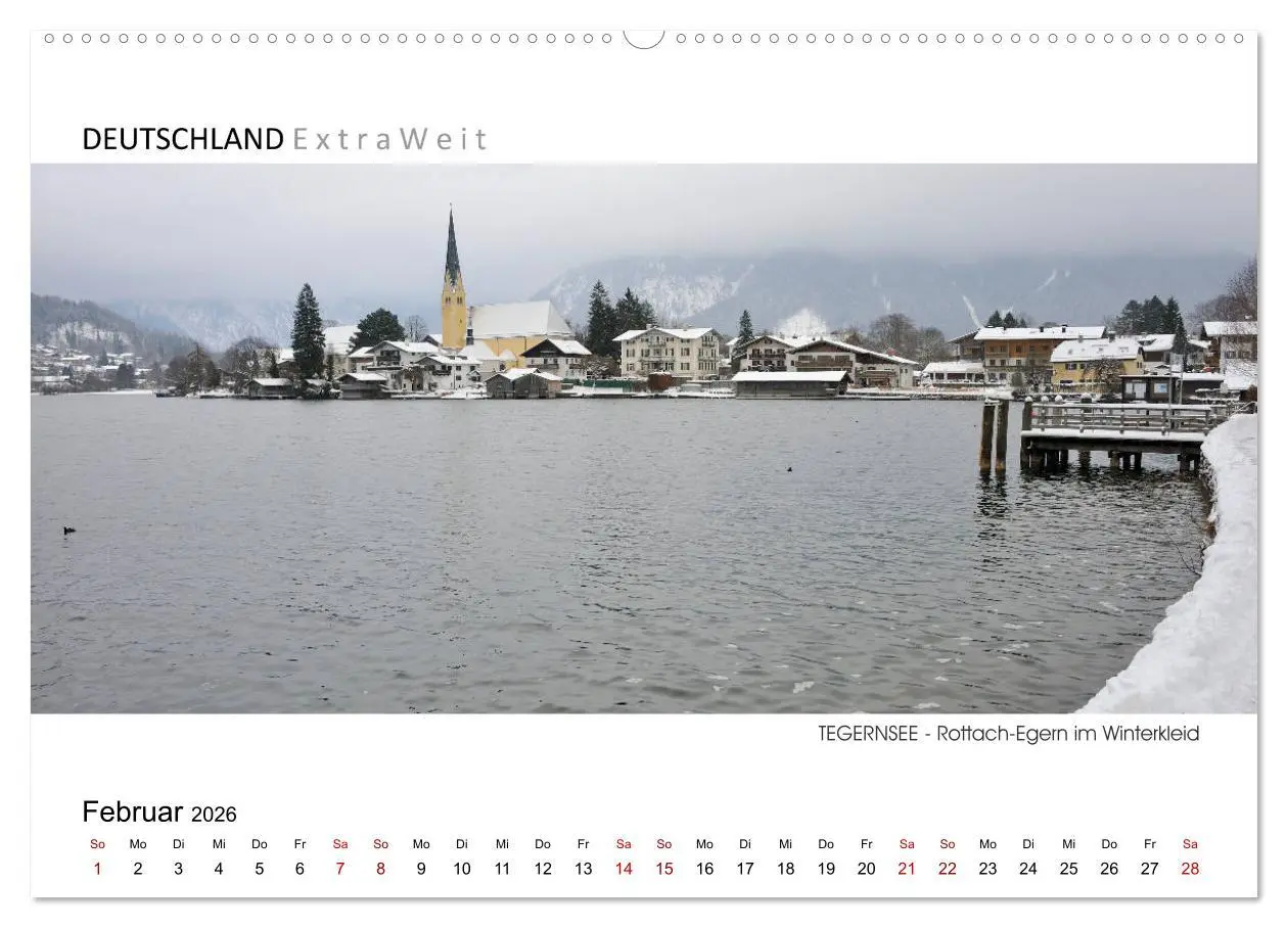 Bild: 9783457832240 | Weißblaue Impressionen vom Tegernsee (Wandkalender 2026 DIN A2...