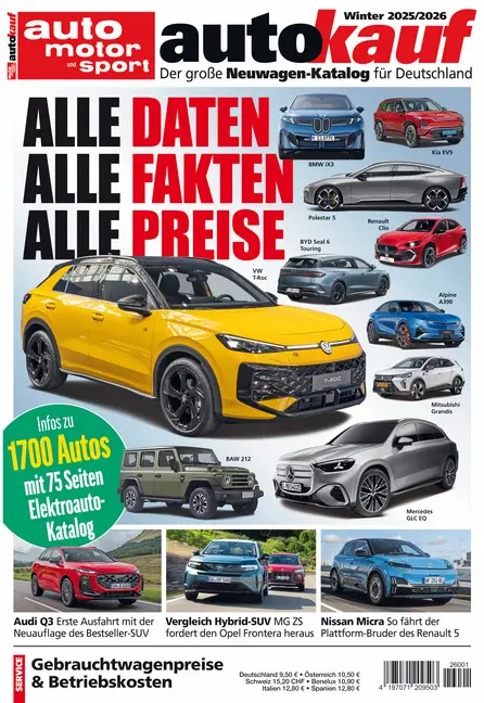 Cover: 9783613322240 | autokauf 01/2026 Winter | Der große Neuwagen-Katalog für Deutschland