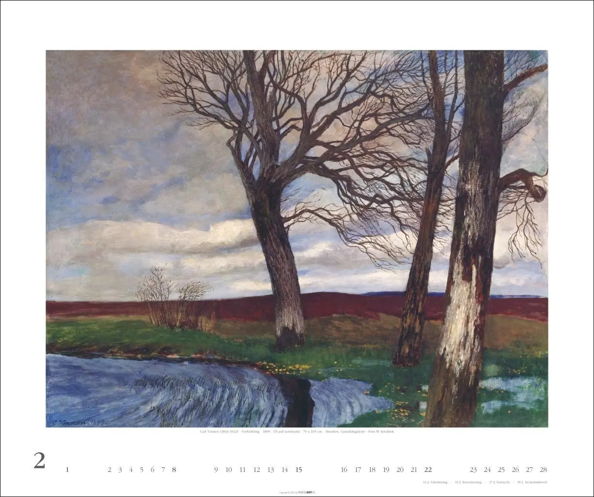 Bild: 9783839902240 | Worpsweder Landschaften Kalender 2026 | Ende | Kalender | 14 S. | 2026