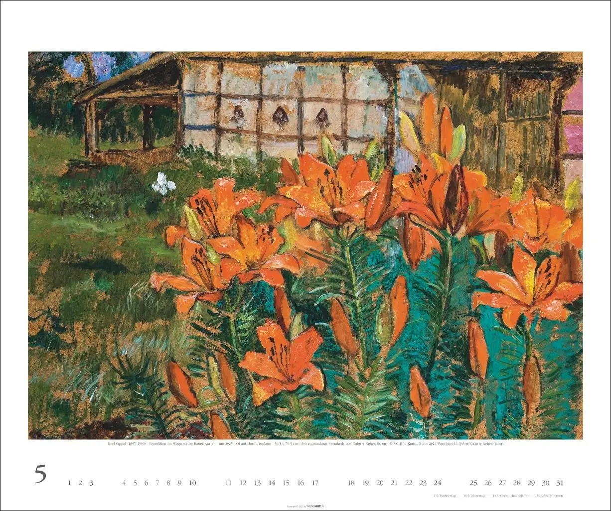 Bild: 9783839902240 | Worpsweder Landschaften Kalender 2026 | Ende | Kalender | 14 S. | 2026