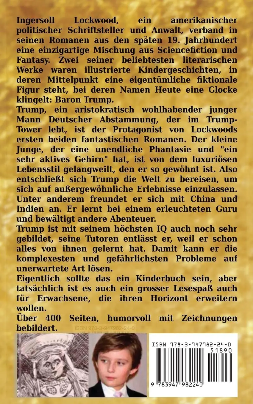 Rückseite: 9783947982240 | Reisen und Abenteuer des kleinen Baron Trump und seines wunderbaren...