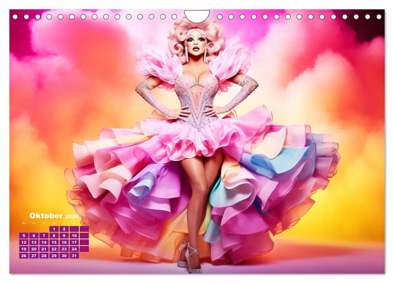 Bild: 9783457372340 | Drag Queens. Glamouröse und wunderschöne Drag-Kunst (Wandkalender...