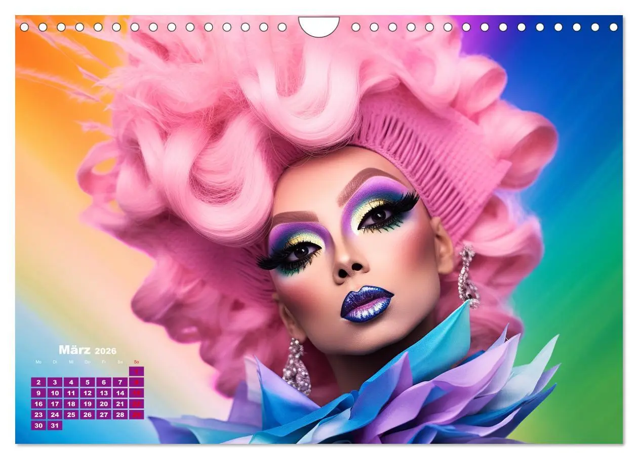 Bild: 9783457372340 | Drag Queens. Glamouröse und wunderschöne Drag-Kunst (Wandkalender...