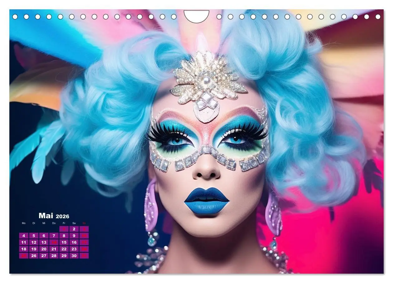 Bild: 9783457372340 | Drag Queens. Glamouröse und wunderschöne Drag-Kunst (Wandkalender...