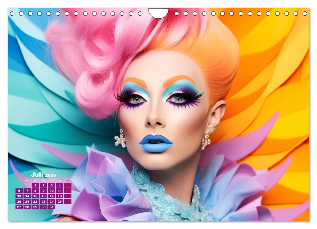 Bild: 9783457372340 | Drag Queens. Glamouröse und wunderschöne Drag-Kunst (Wandkalender...