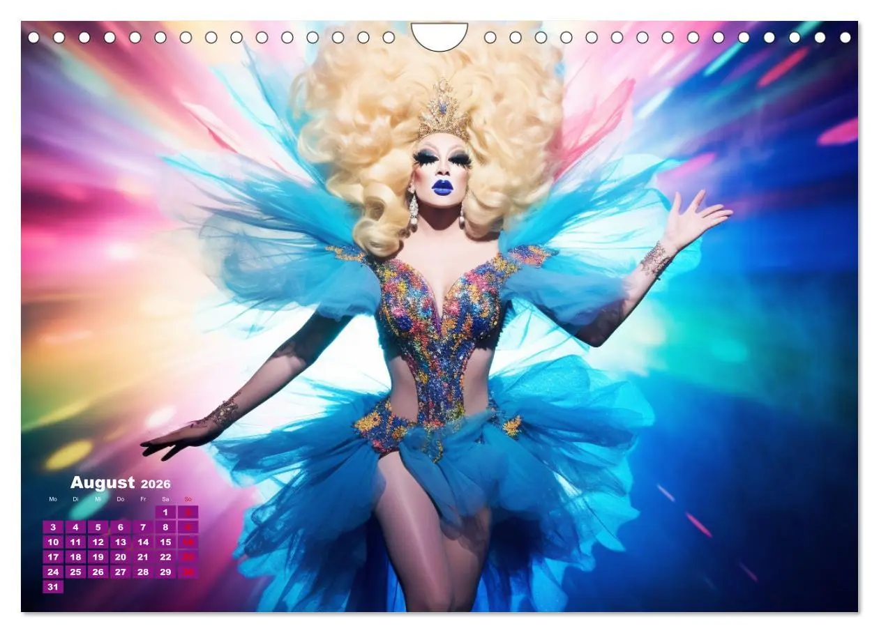 Bild: 9783457372340 | Drag Queens. Glamouröse und wunderschöne Drag-Kunst (Wandkalender...