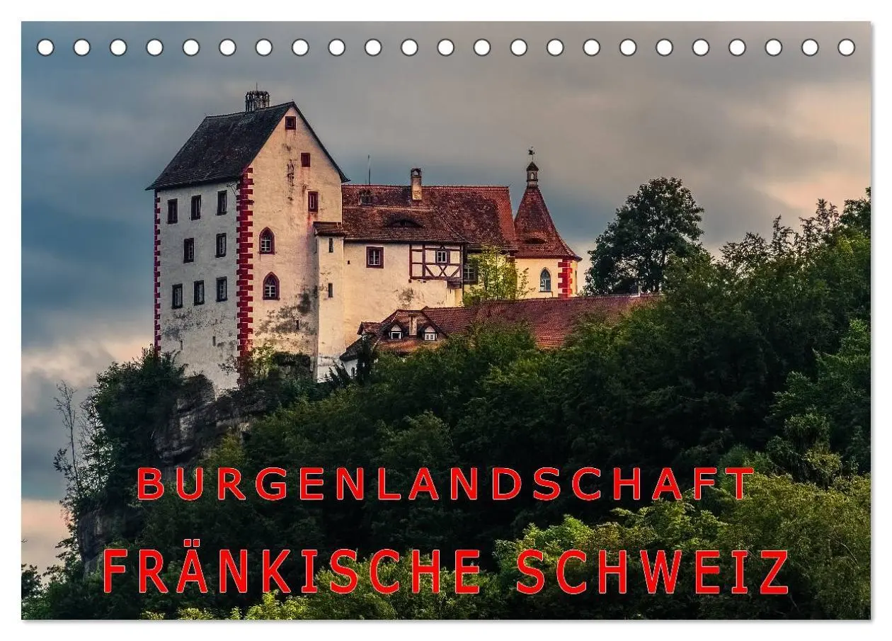 Cover: 9783516082340 | Burgenlandschaft Fränkische Schweiz (Tischkalender 2026 DIN A5...
