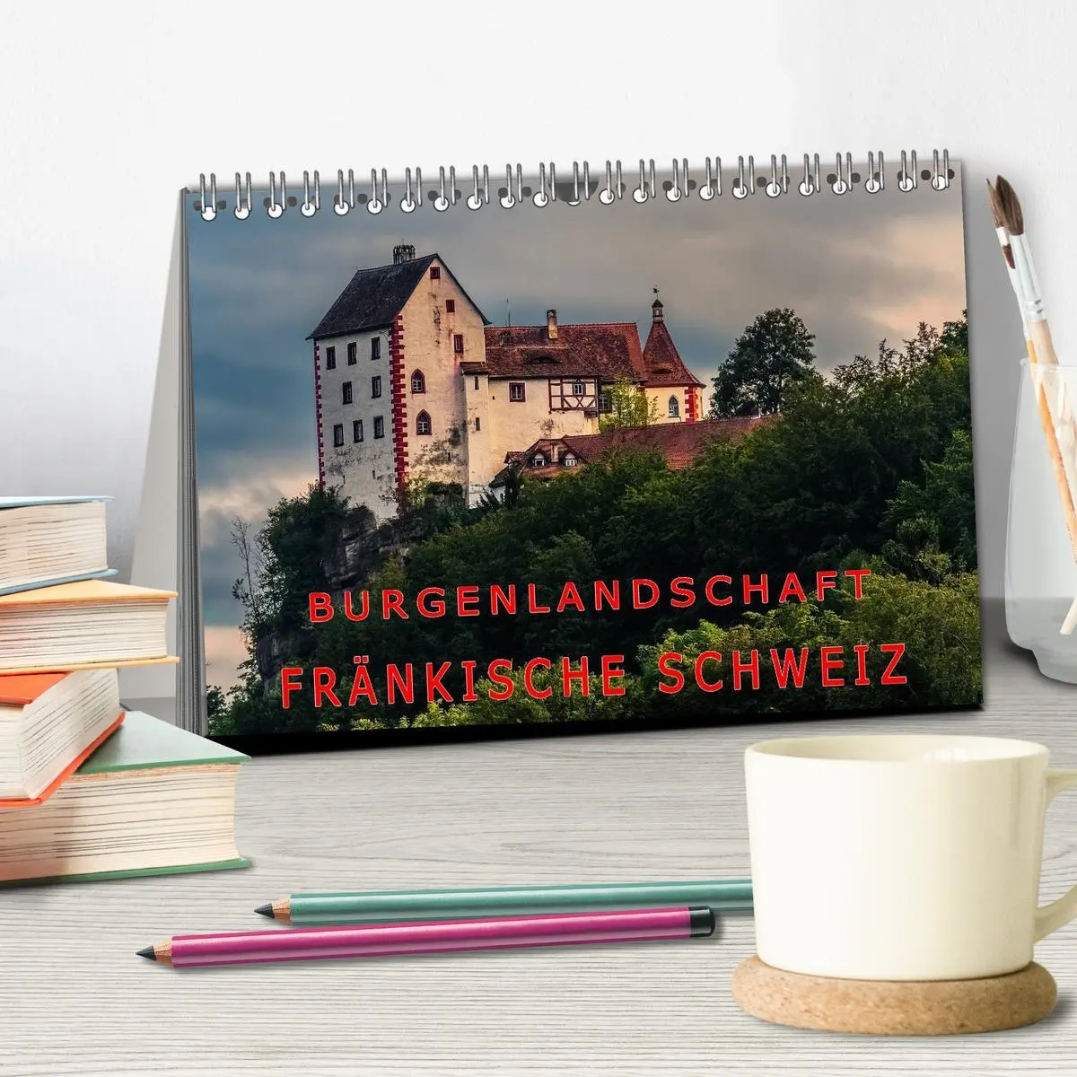 Bild: 9783516082340 | Burgenlandschaft Fränkische Schweiz (Tischkalender 2026 DIN A5...