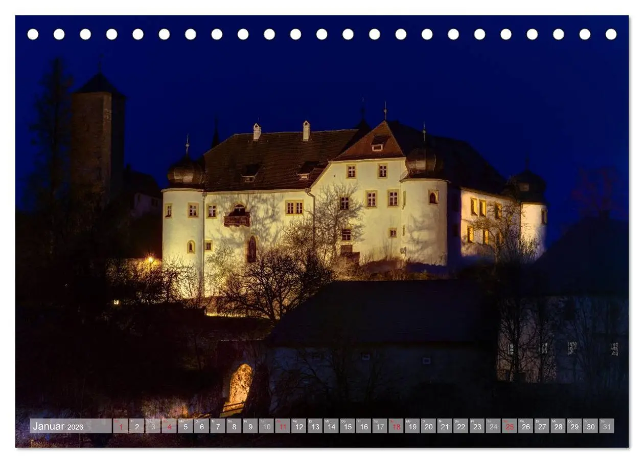 Bild: 9783516082340 | Burgenlandschaft Fränkische Schweiz (Tischkalender 2026 DIN A5...
