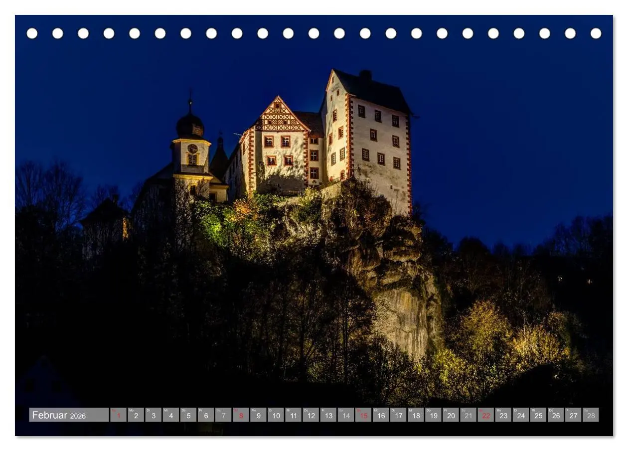 Bild: 9783516082340 | Burgenlandschaft Fränkische Schweiz (Tischkalender 2026 DIN A5...